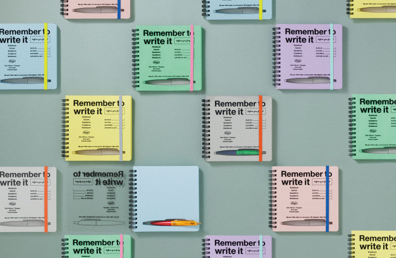 Notitieboek Square Grid Days Yellow - Storage.it