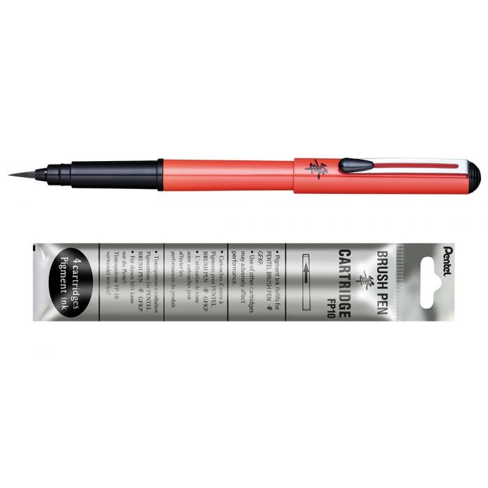 Pentel Taschenpinsel – Schwarz