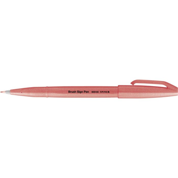 Pentel Brush Sign - Neon Rood
