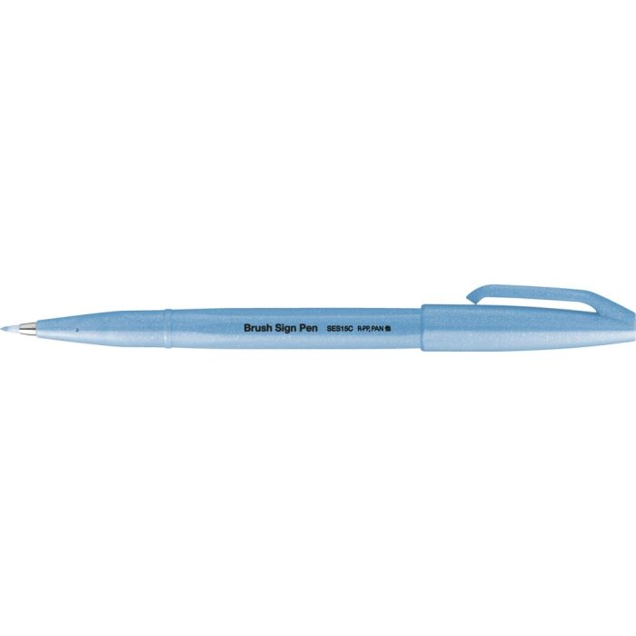 Pentel Brush Sign - Neon Blauw