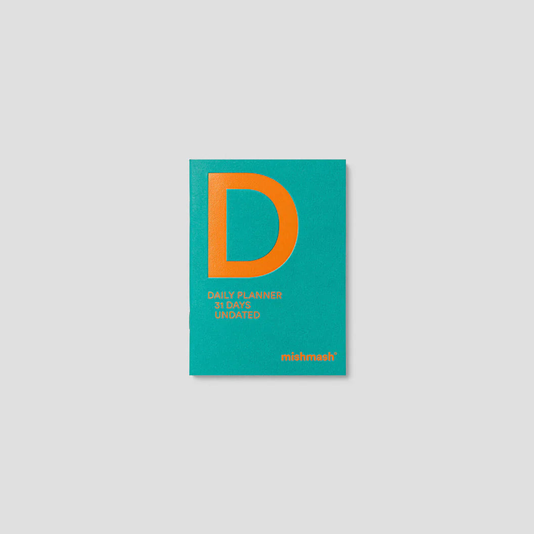 mishmash Daily Undated Planner A6 - Marrs Green