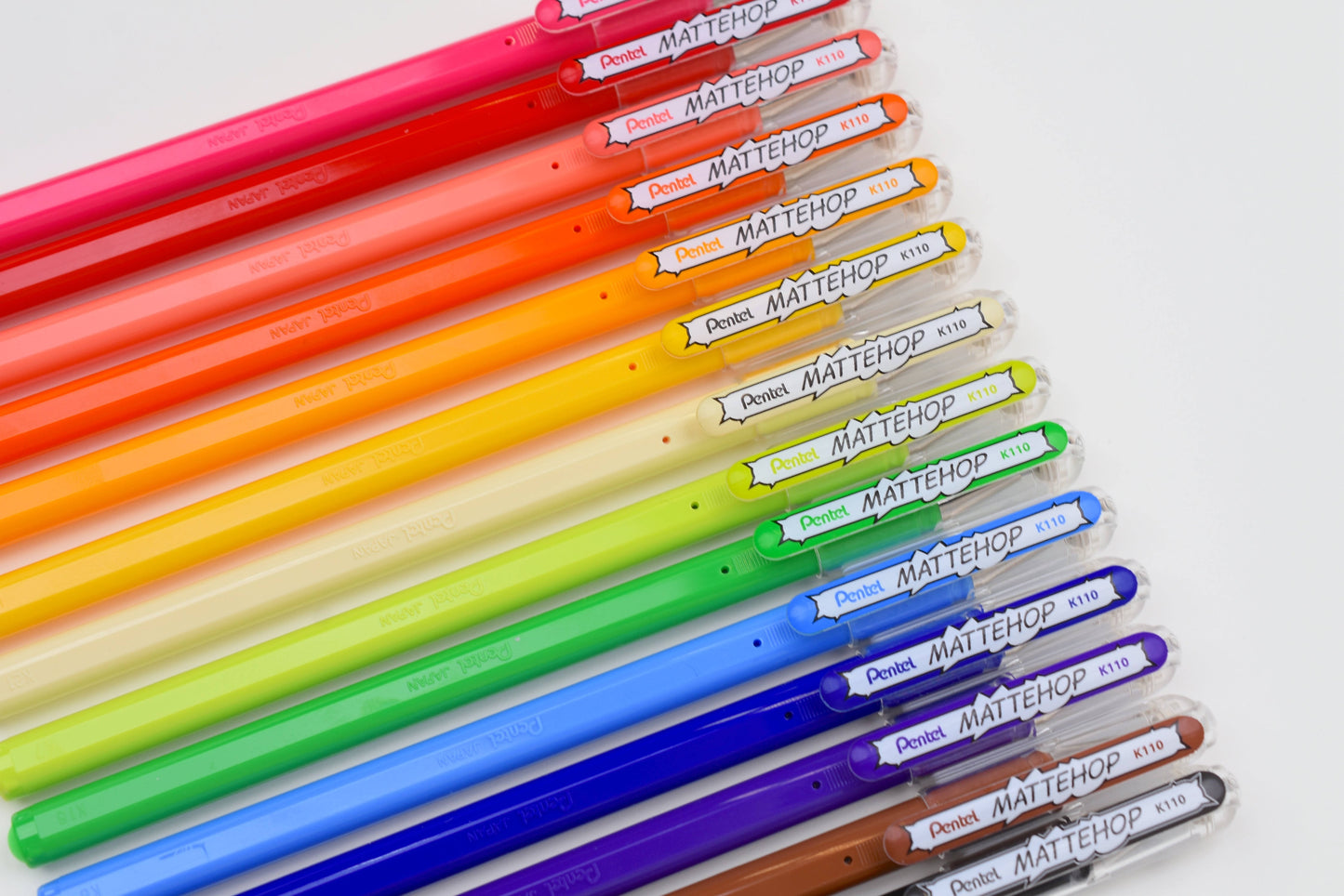 Pentel Gelroller Mattehop Gelpen - Yellow