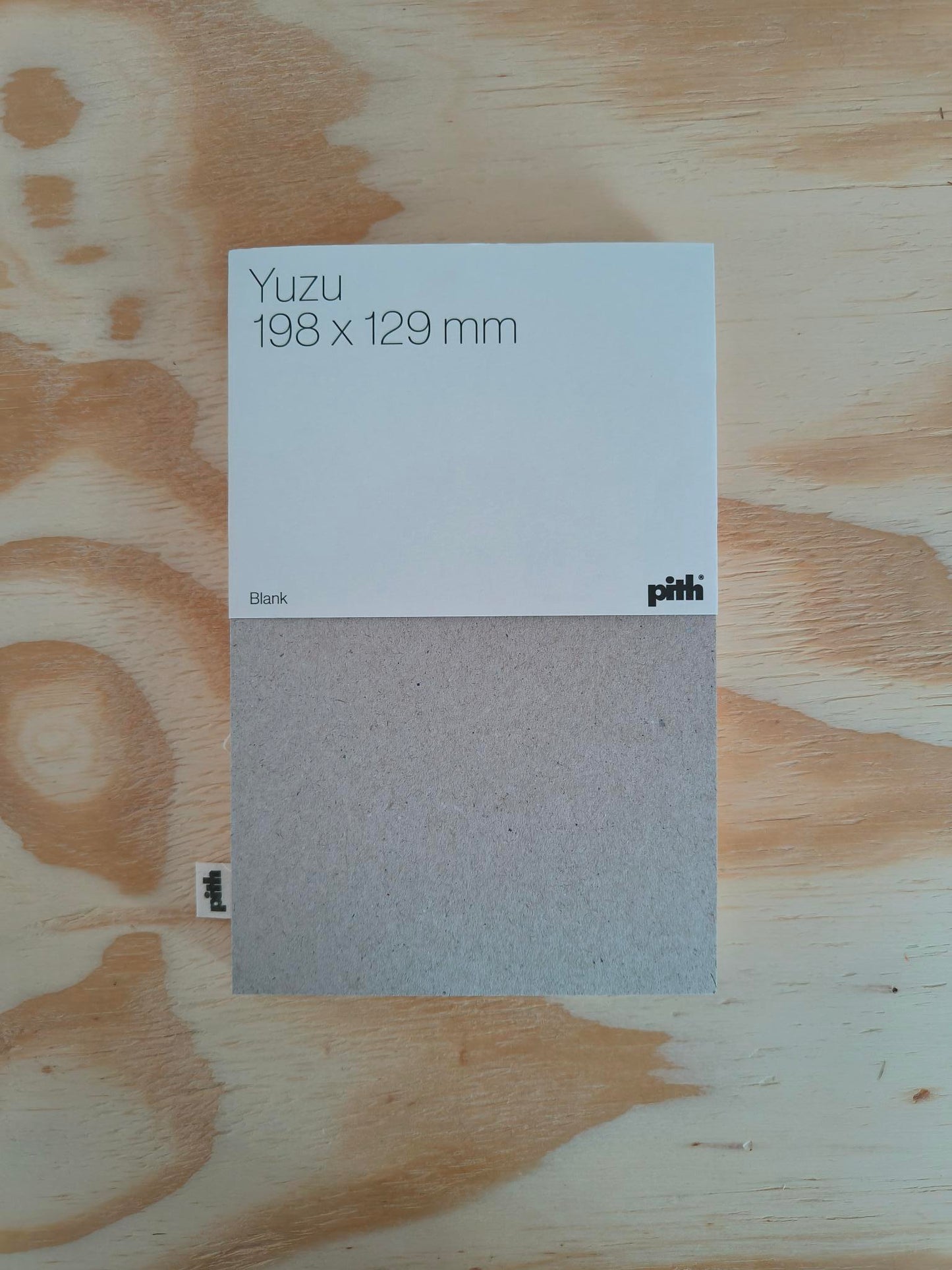 Pith - Yuzu Flex Notebook Soft Gray Blank