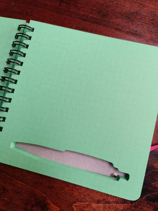 Notitieboek Square Grid Days Purple - Storage.it