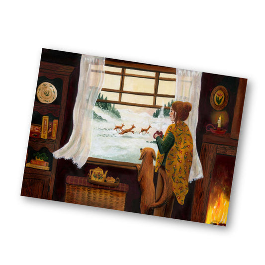Esther Bennink Greeting card - The little happiness