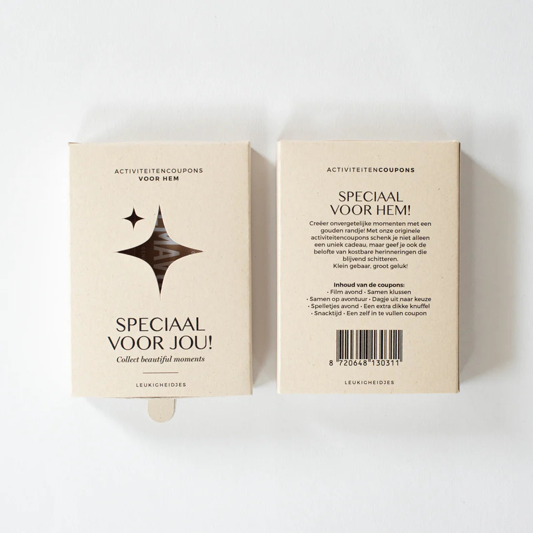 Leukigheidjes - "Speciaal voor jou" coupons Man