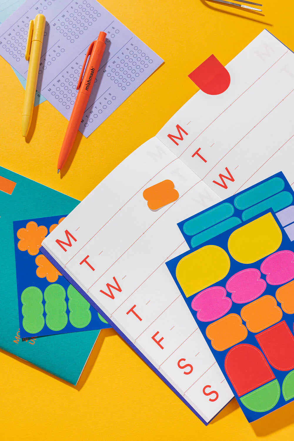 Mishmash Stickers - Shapes (5 vellen)