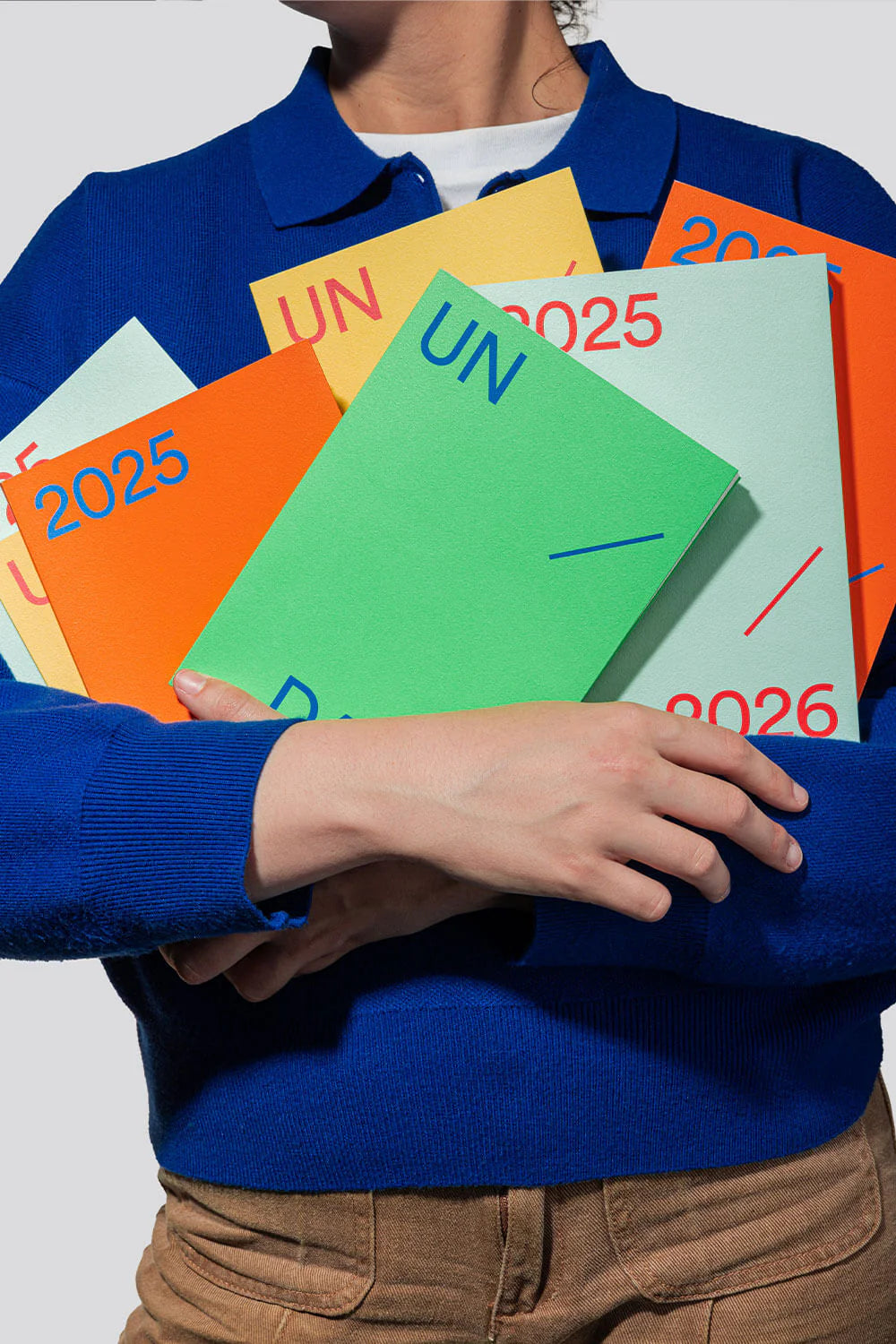 mishmash Undated A5 planner Frames - Lucky Green