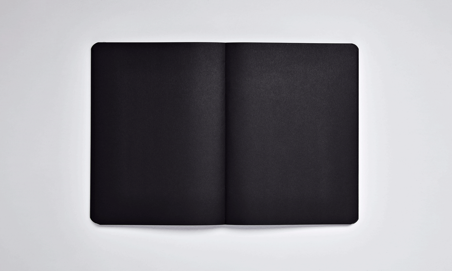 Nuuna Notitieboek Not white Light L - Black