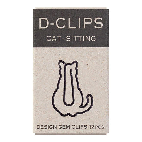 Midori D Clips Mini Box - Sitting Cat