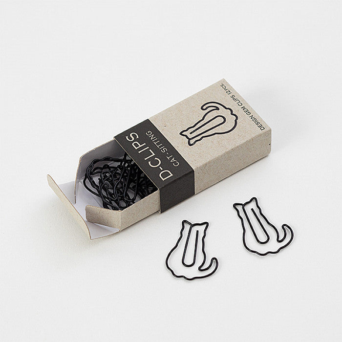 Midori D Clips Mini Box - Sitting Cat