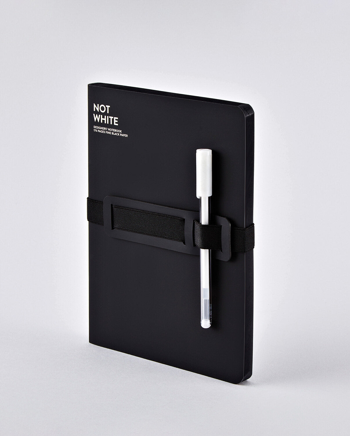 Nuuna Notitieboek Not white Light L - Black