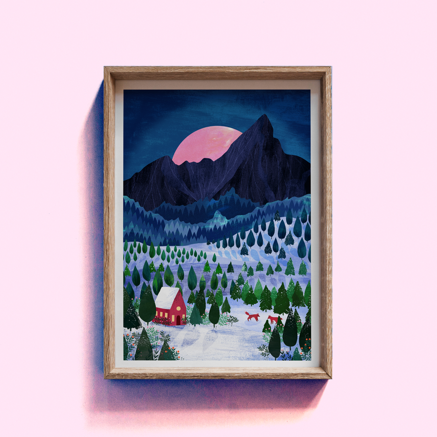 The Forest - A4 Art Print by Hello Grimes