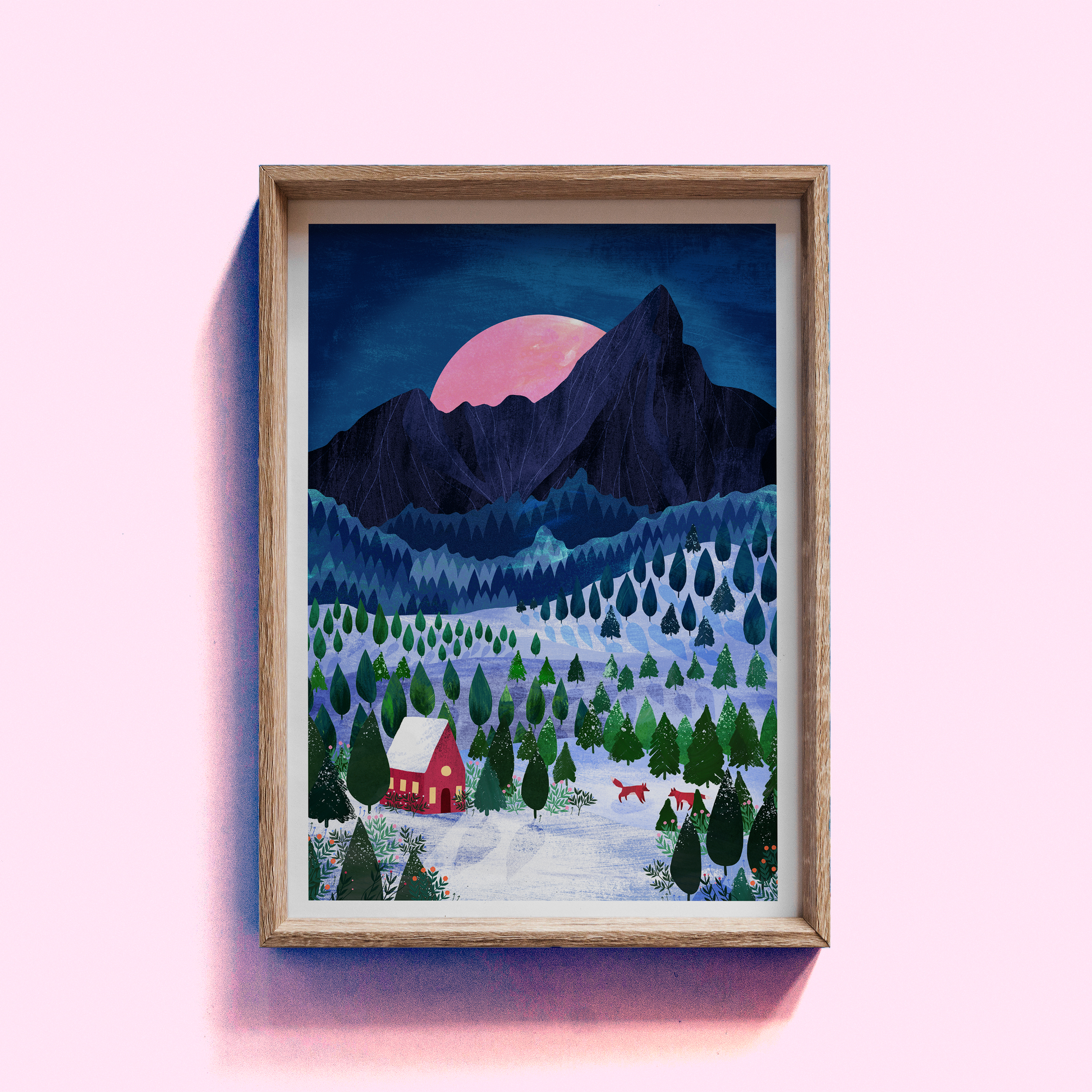 The Forest - A4 Art Print by Hello Grimes