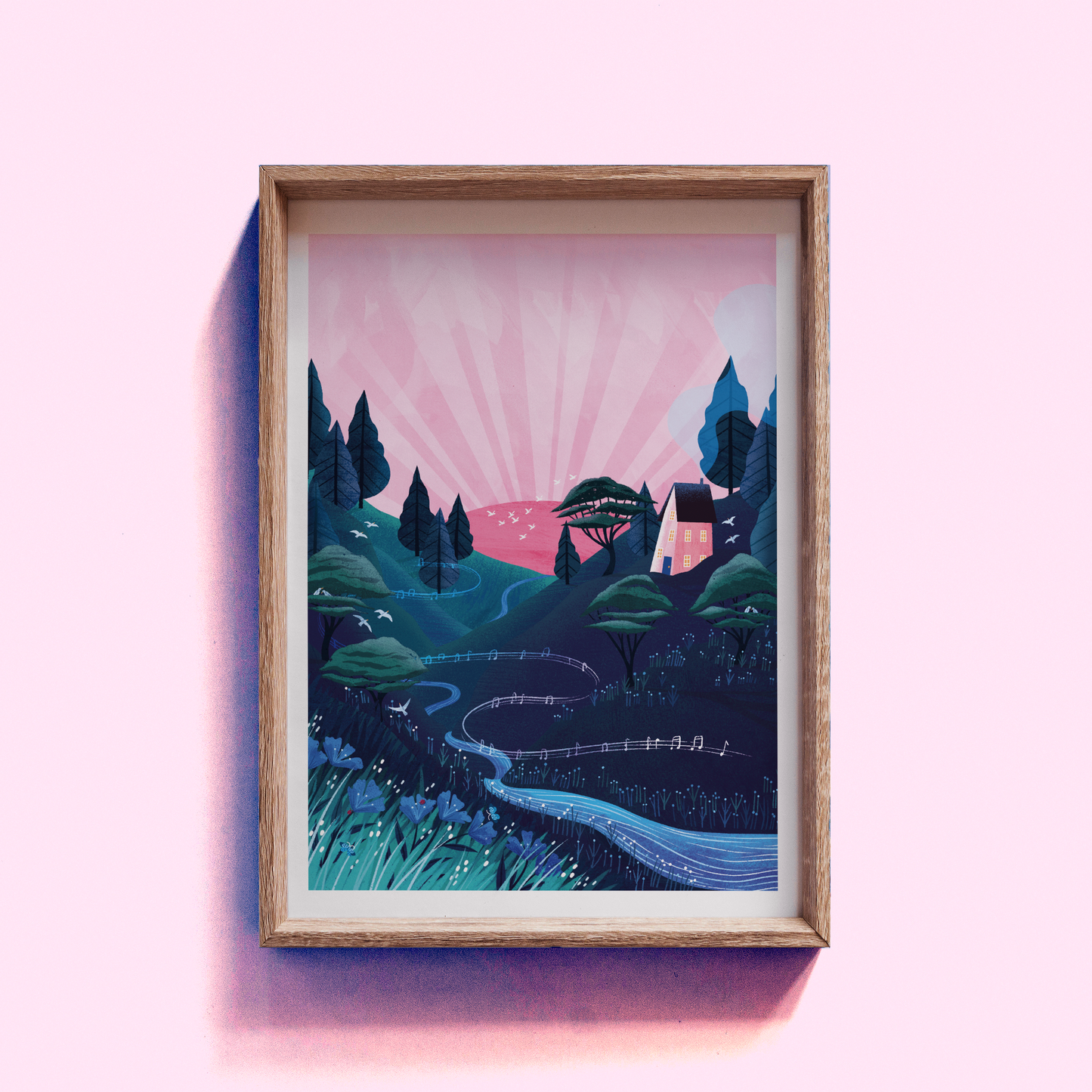 Dawn Chorus - A4 Art Print by Hello Grimes