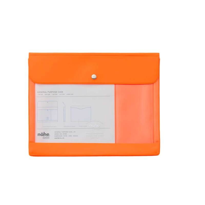 Nähe Allzweckhülle – A5 Neonorange