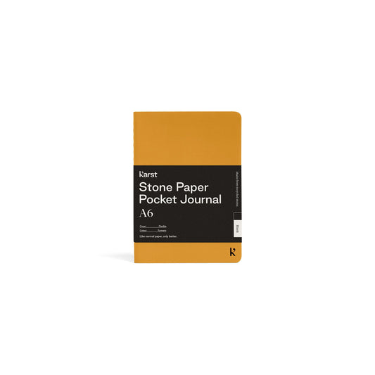 Karst Pocket Journal A6 – Tumeric (Blank)