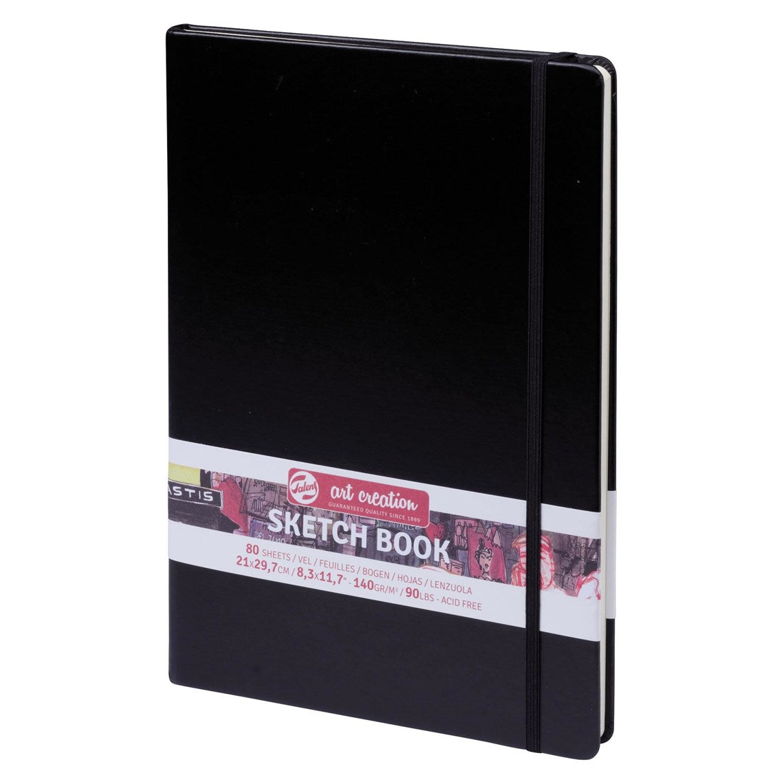 Talens Art Creation Skizzenbuch 21x30 cm – Schwarz