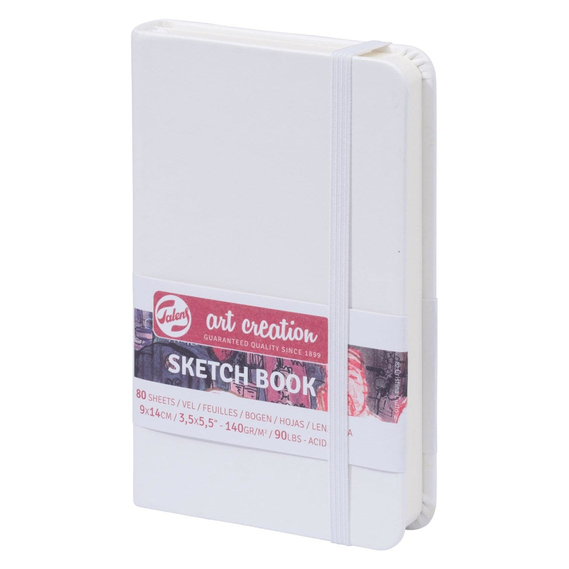 Talens Art Creation Skizzenbuch 9x14 cm – Weiß