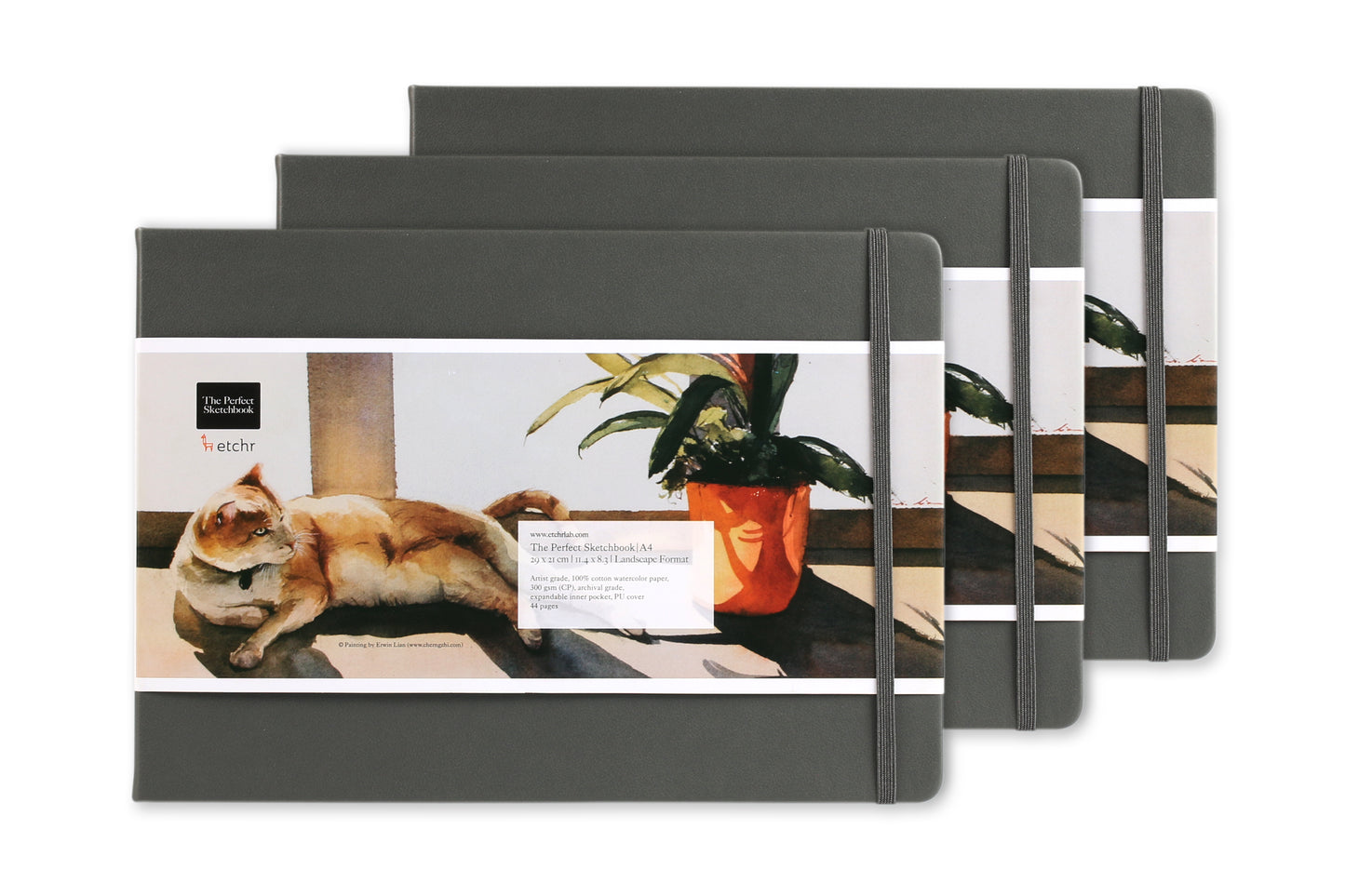 Etchr Perfect Sketchbook - A4 100% katoen