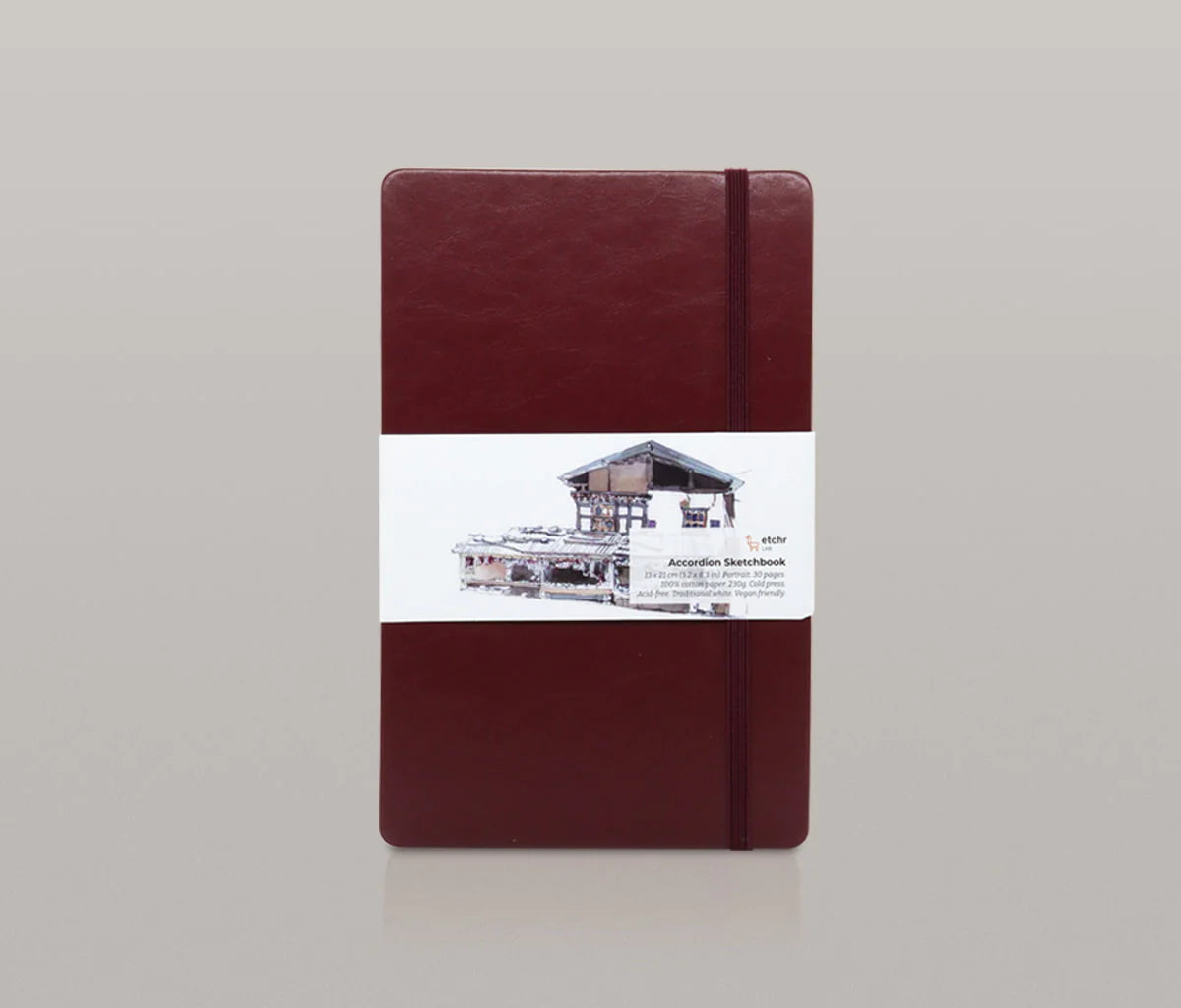 Etchr Accordion Sketchbook A5 - Cold Pressed