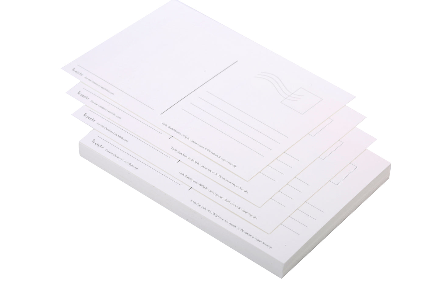 Etchr Watercolor postcards - Cold Pressed