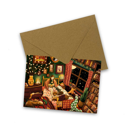 Esther Bennink Christmas card - Cozy Night