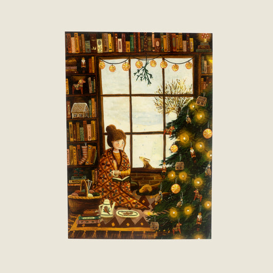 Esther Bennink Kerstkaart - Tussen de Boeken