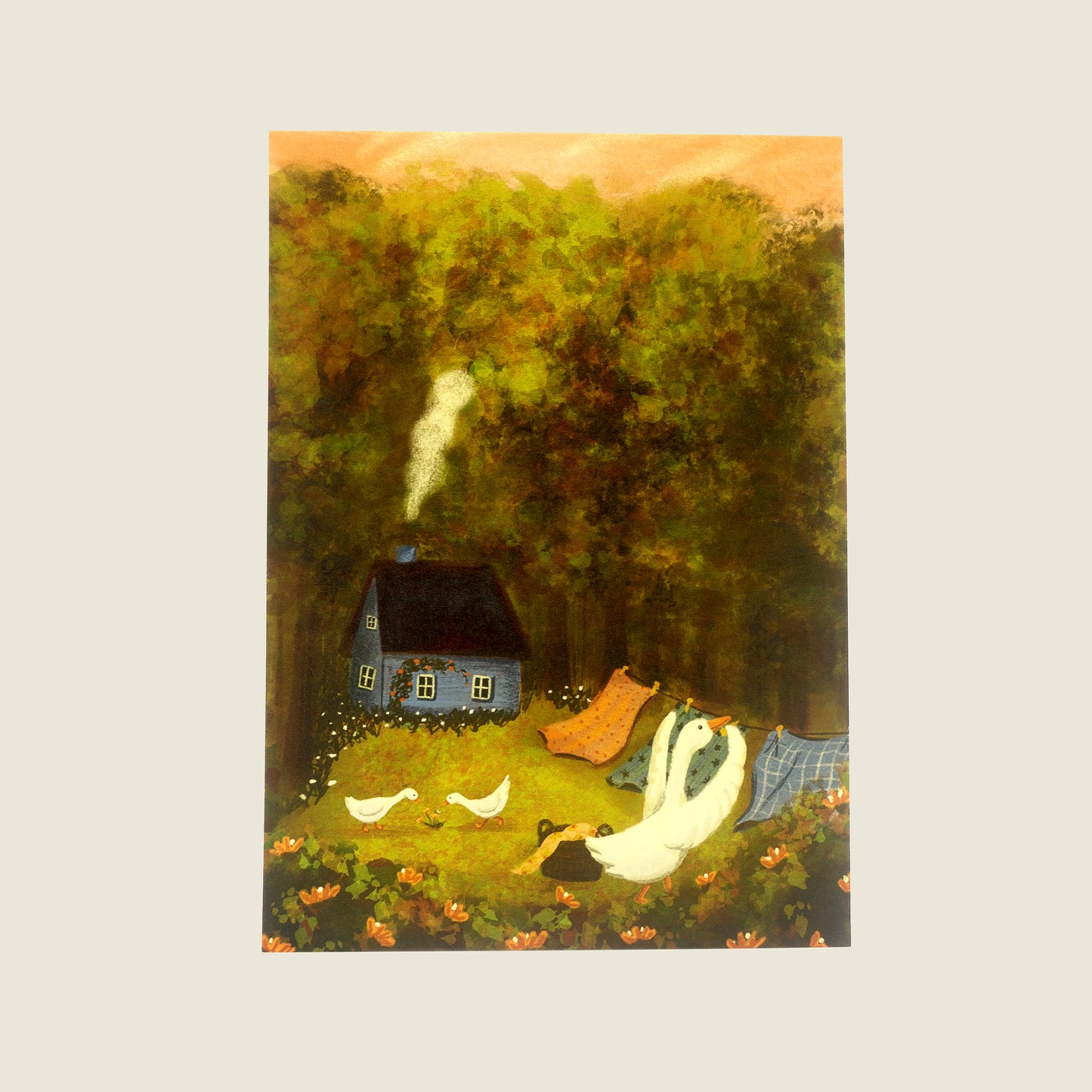 Esther Bennink Wenskaart - Laundry Day