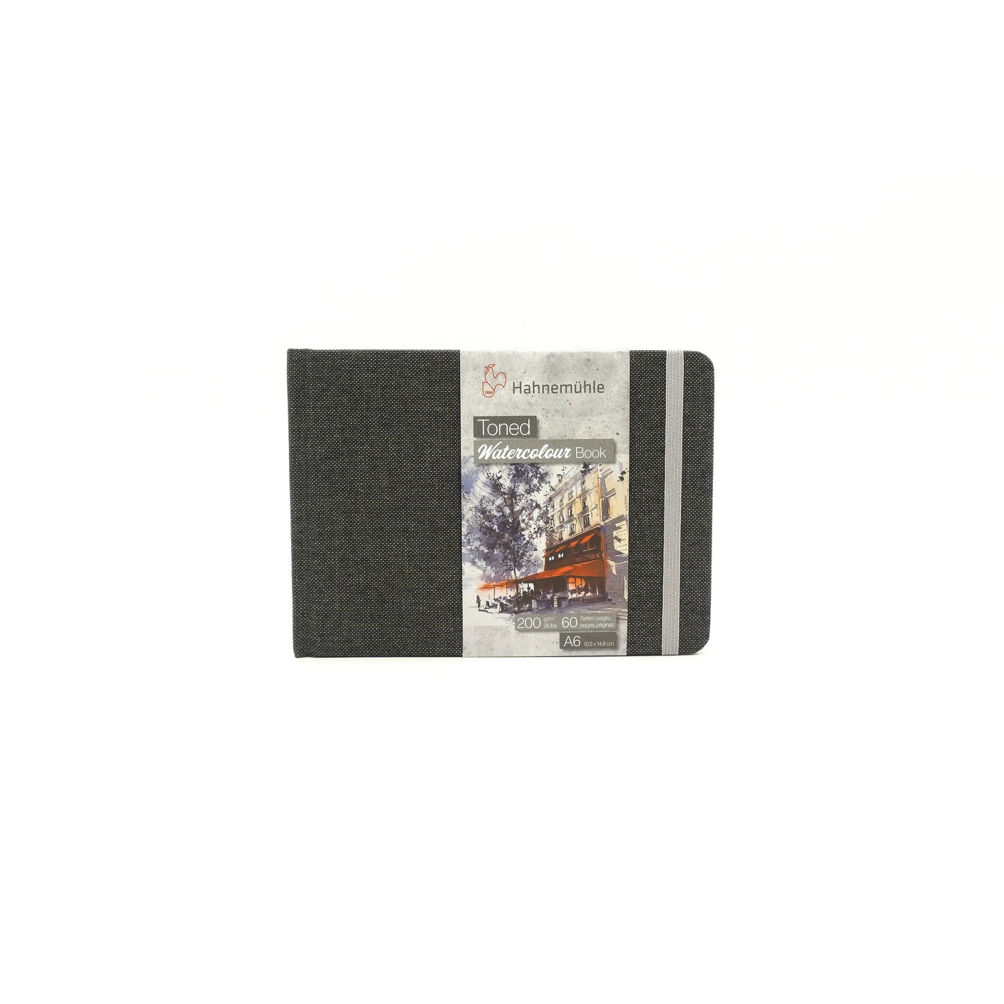 Hahnemühle Toned Watercolor Book grey A6 voorkant