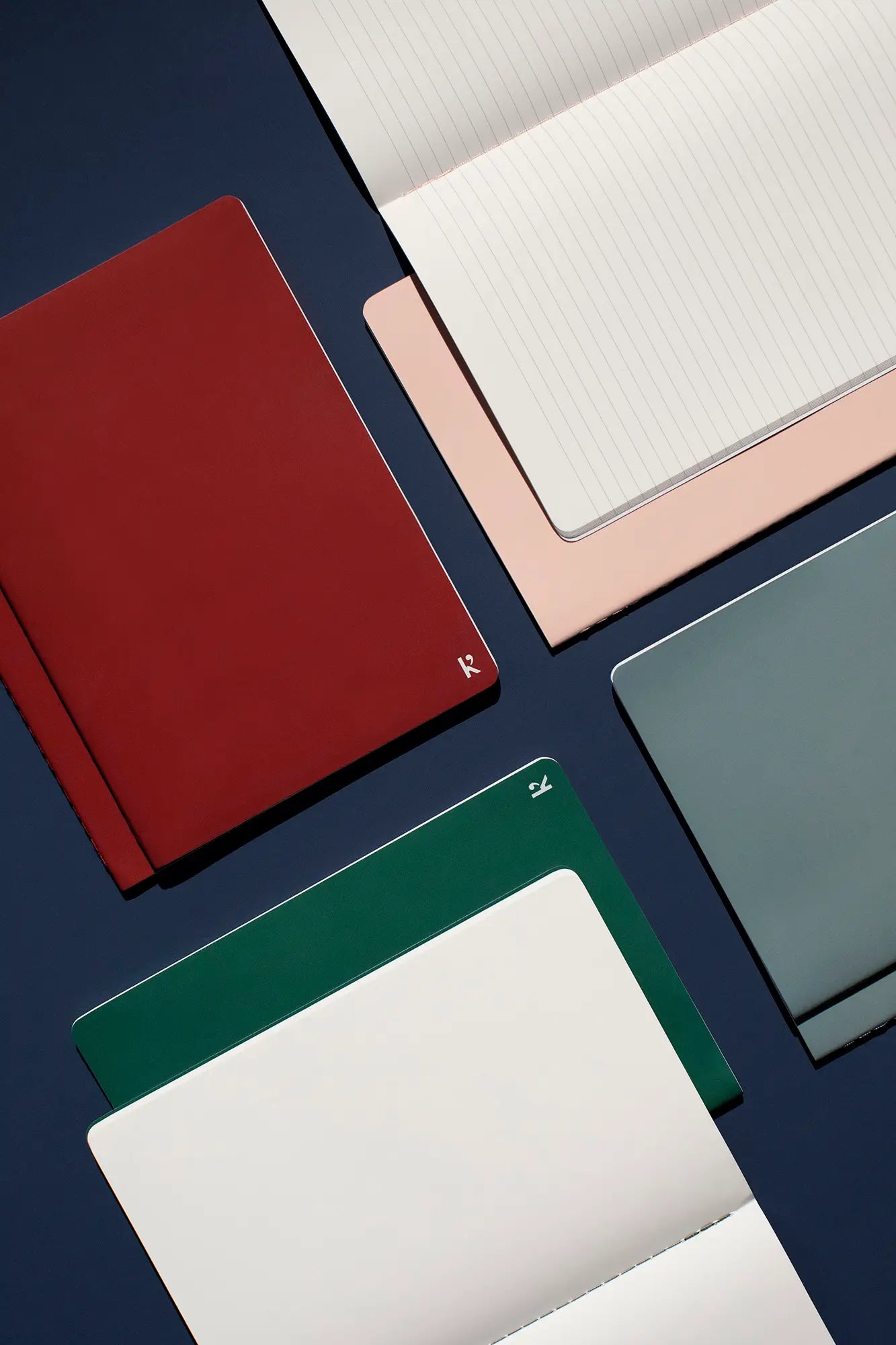 Karst Journal A5 - Twin Pack - Slate (Blank / Lined)
