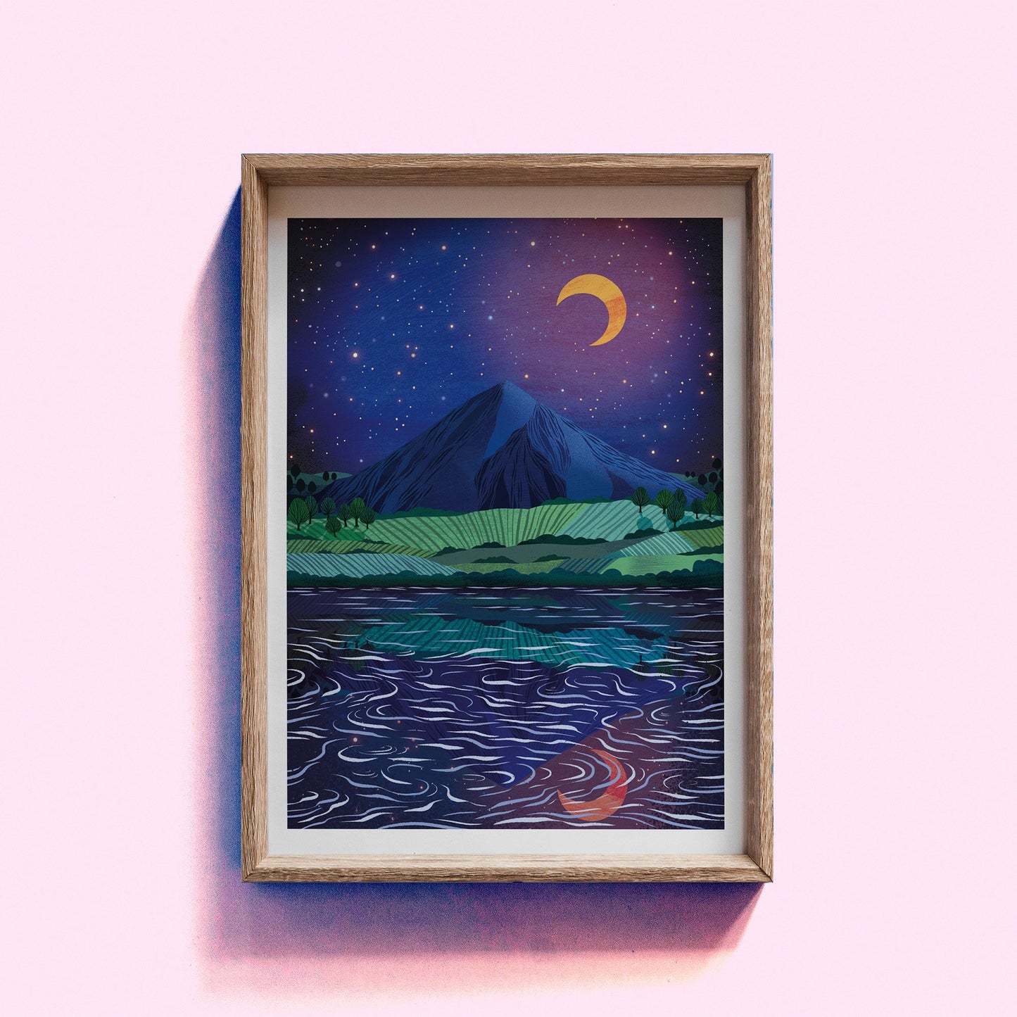 Mount Niesen - A4 Art Print by Hello Grimes