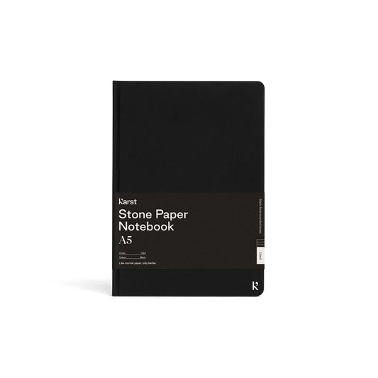 Karst Notebook A5 Hardcover - Black (Grid)