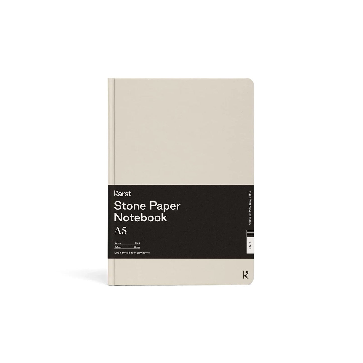 Karst Notitieboek A5 Hardcover - Stone (Blank)