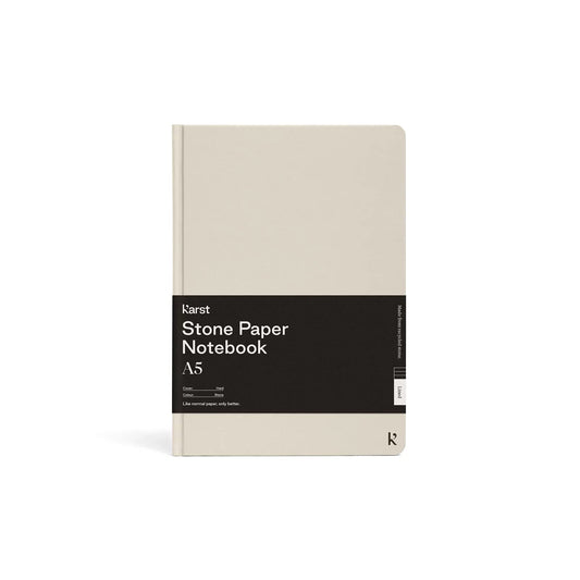 Karst Notitieboek A5 Hardcover - Stone (Blank)