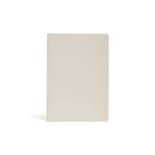 Karst Notitieboek A5 Softcover - Stone (Blank) Voorkant met label