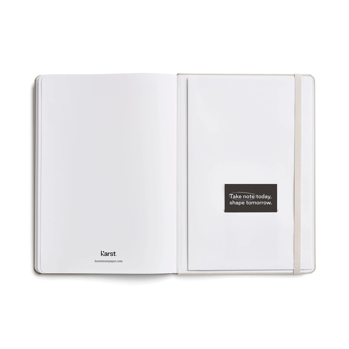 Karst Notizbuch A5 Hardcover – Schwarz (liniert)