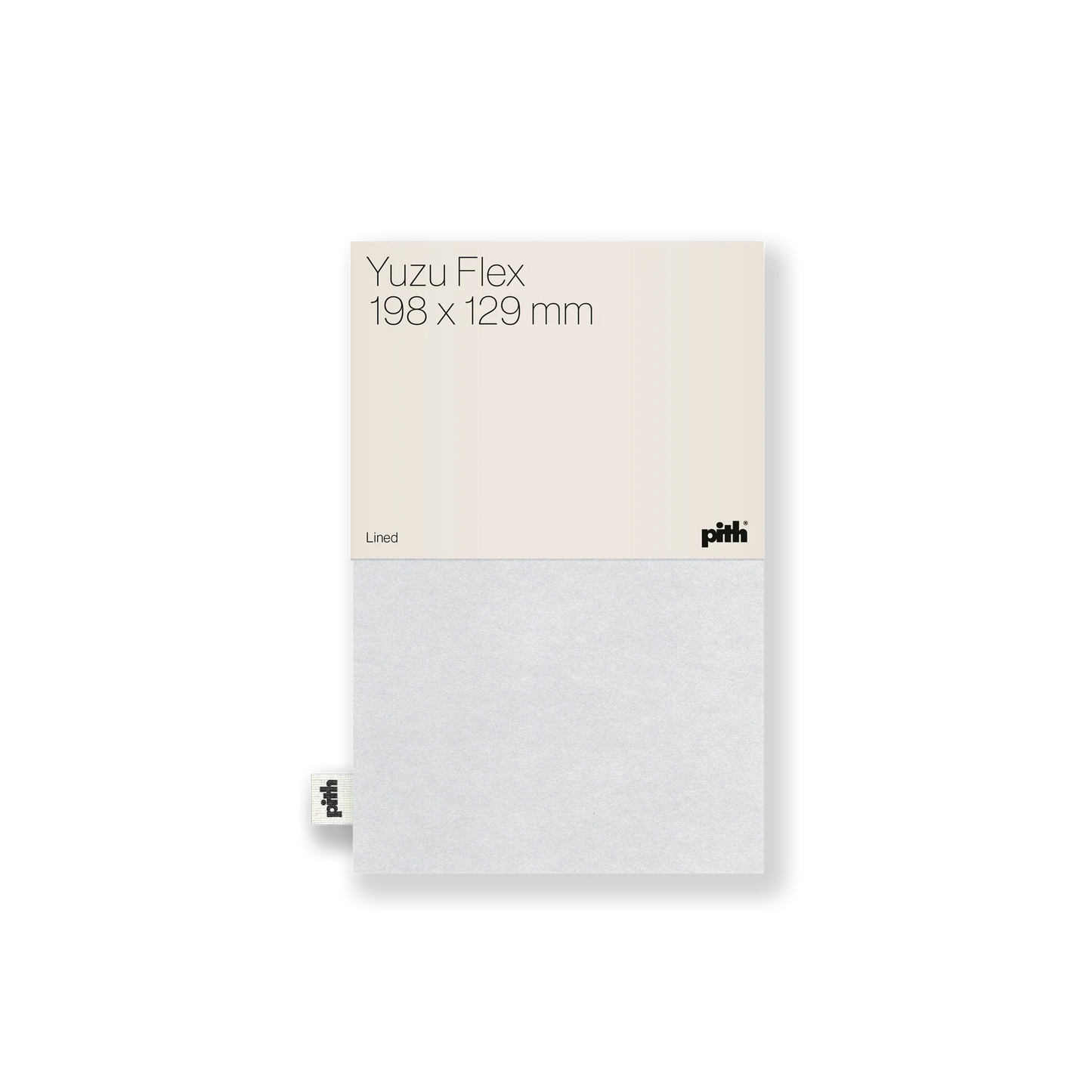 Pith Yuzu Flex Notebook Soft Grey Gelinieerd