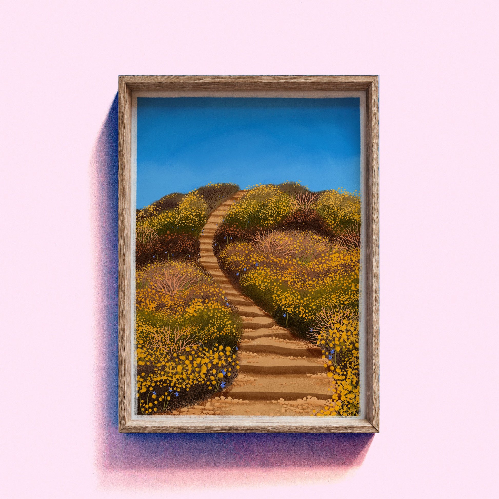 Porthtowan I - A4 Art Print by Hello Grimes