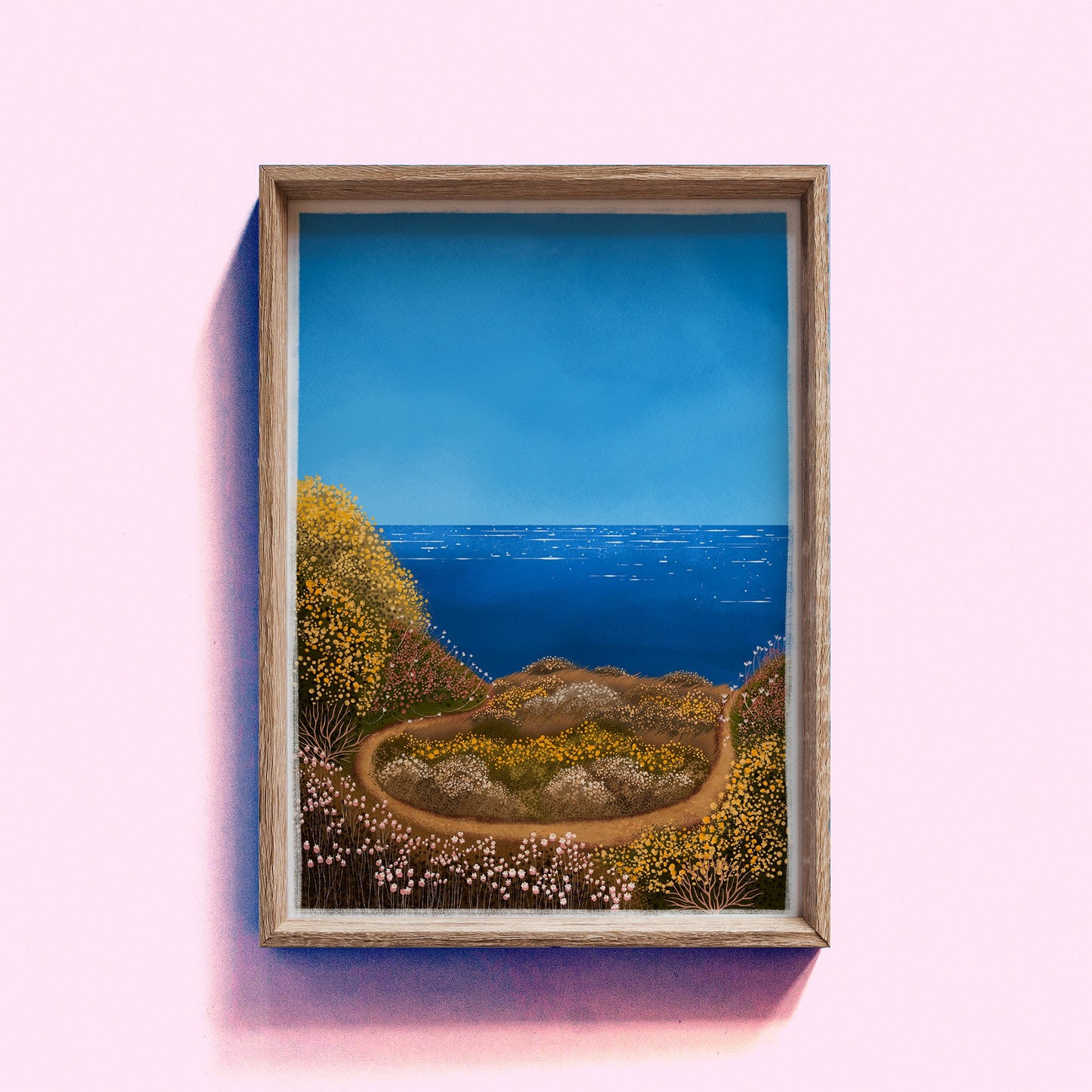 Porthtowan II - A4 Art Print by Hello Grimes