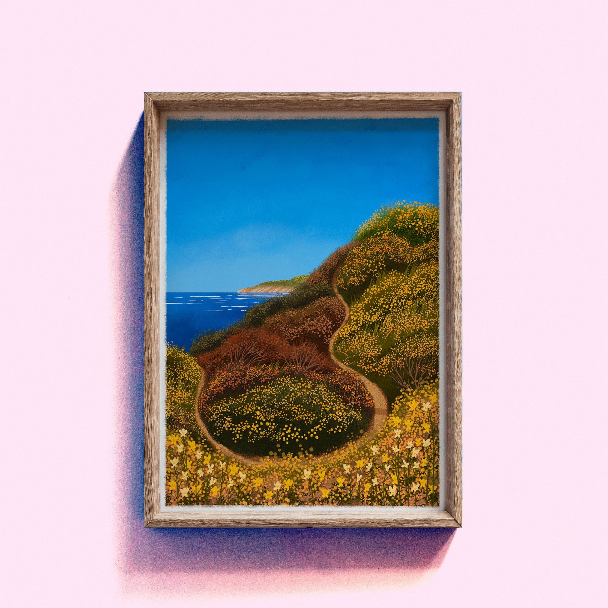 Porthtowan III - A4 Art Print by Hello Grimes
