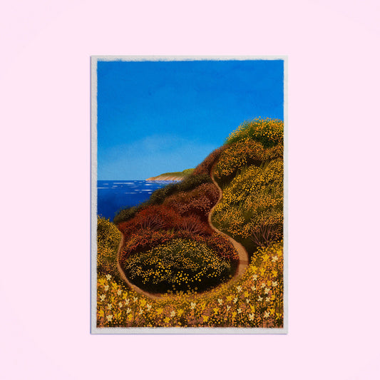 Porthtowan III - A4 Art Print by Hello Grimes