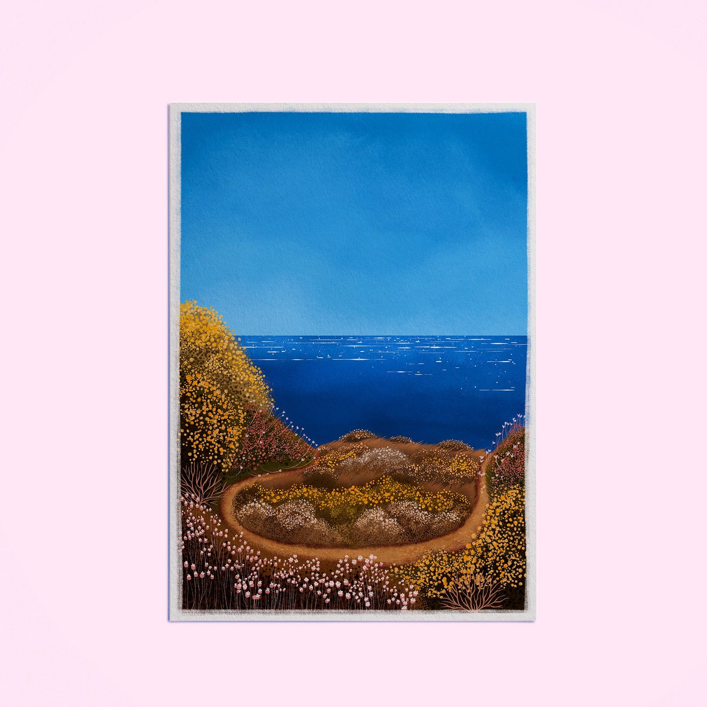Porthtowan II - A4 Art Print by Hello Grimes