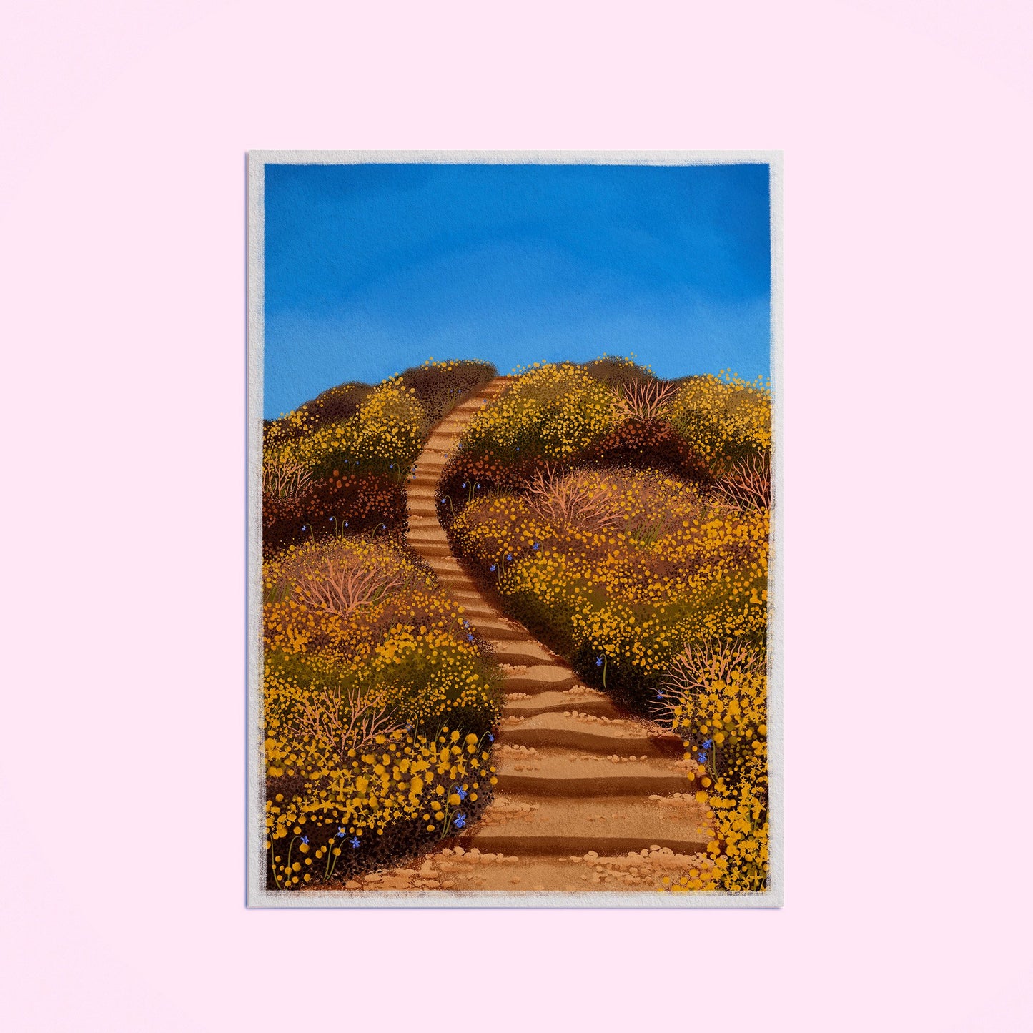 Porthtowan I - A4 Art Print by Hello Grimes