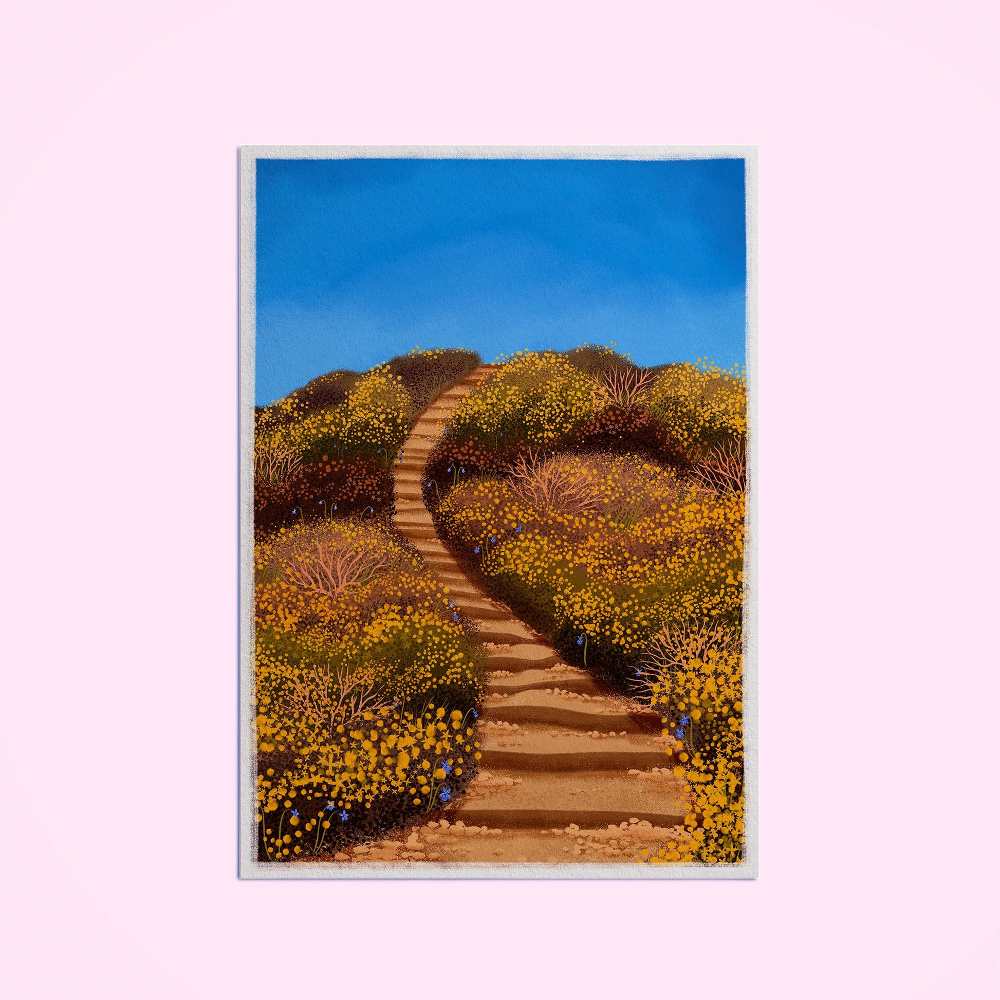Porthtowan I - A4 Art Print by Hello Grimes