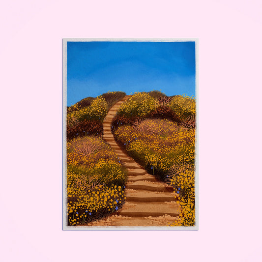 Porthtowan I - A4 Art Print by Hello Grimes