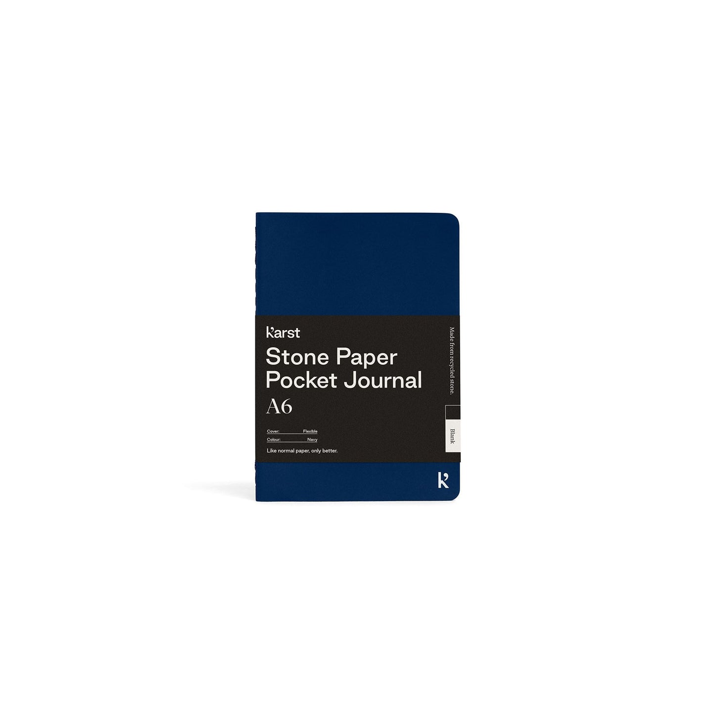 Karst Pocket Journal A6 – Navy (Blank)