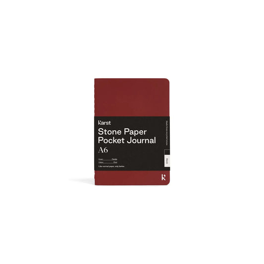 Karst Pocket Journal A6 – Pinot (Blank)