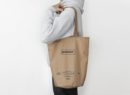 Penco Bucket Tote - Beige