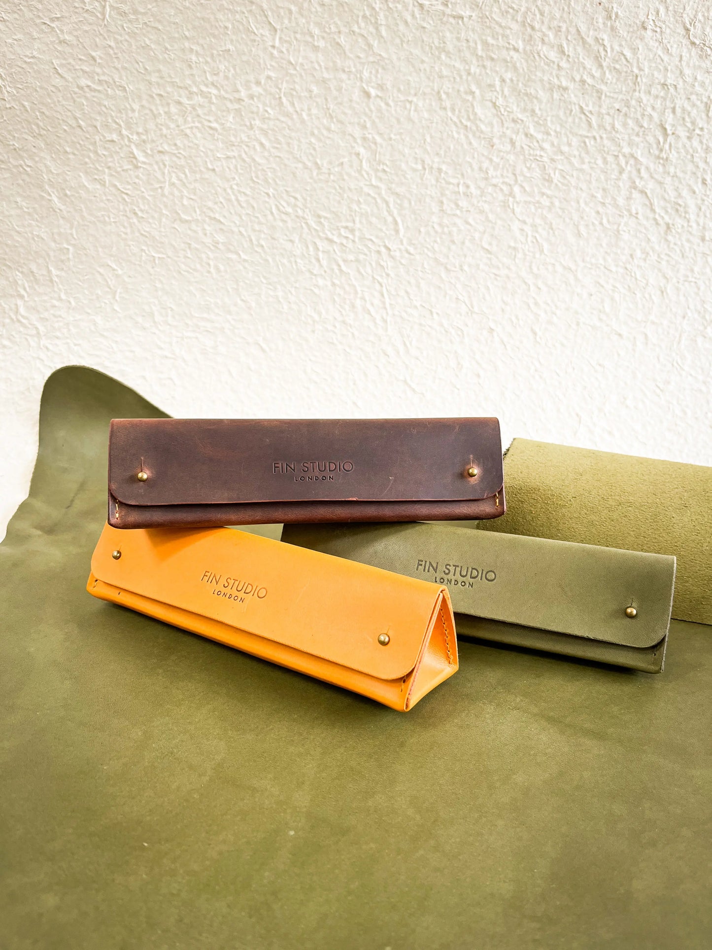 Fin Studio Ledertasche – Hellgrün
